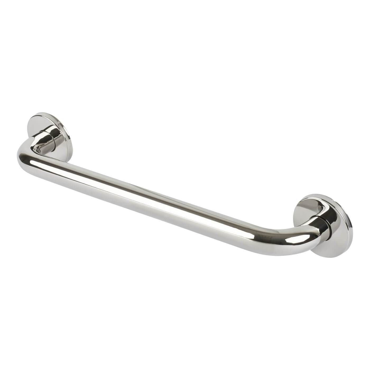 32mm Stainless Steel Grab Rail - 450mm Length - Polished Stainless Steel - view 2