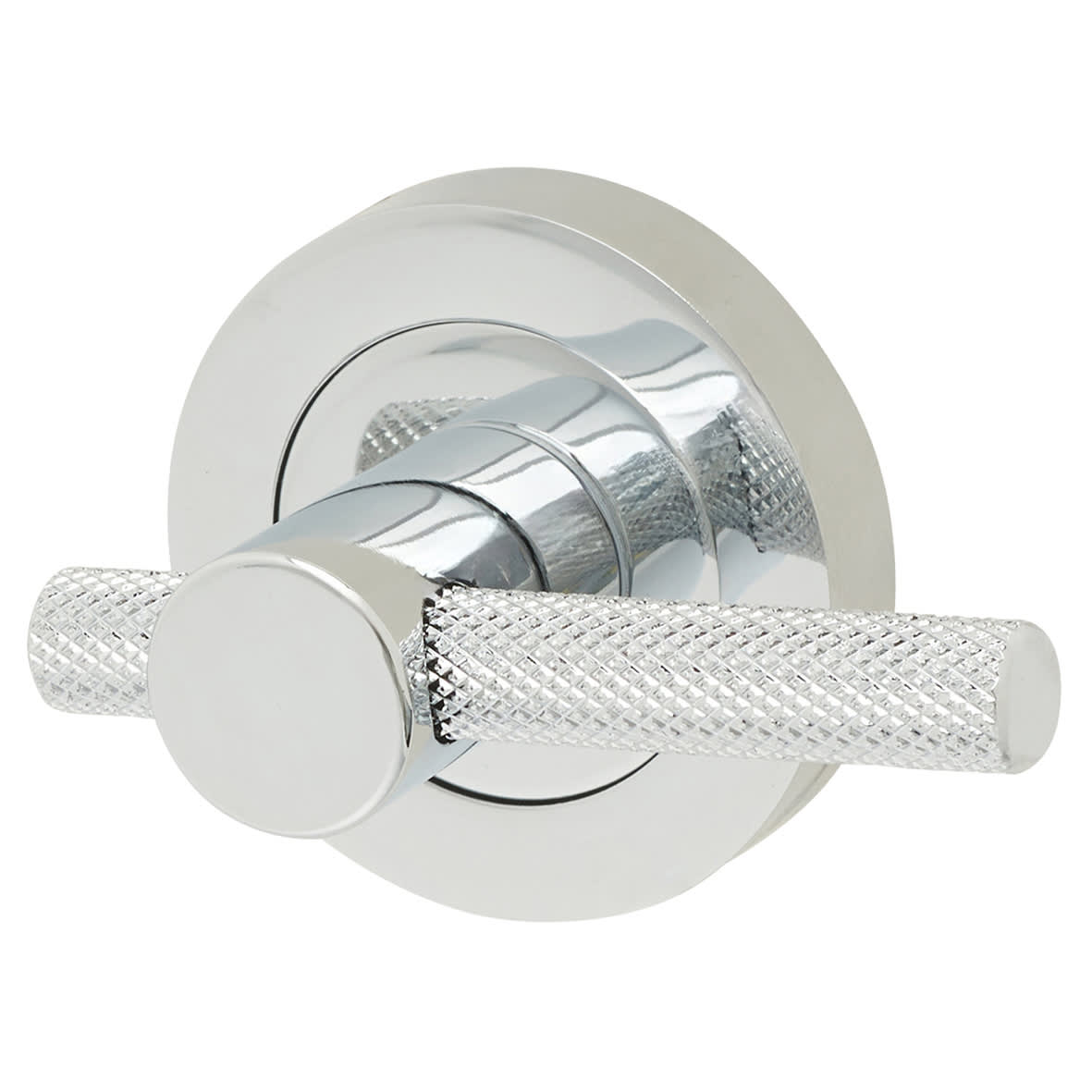 Knurled Easy Bathroom Turn & Release - 50mm Diameter - Polished Chrome - view 2