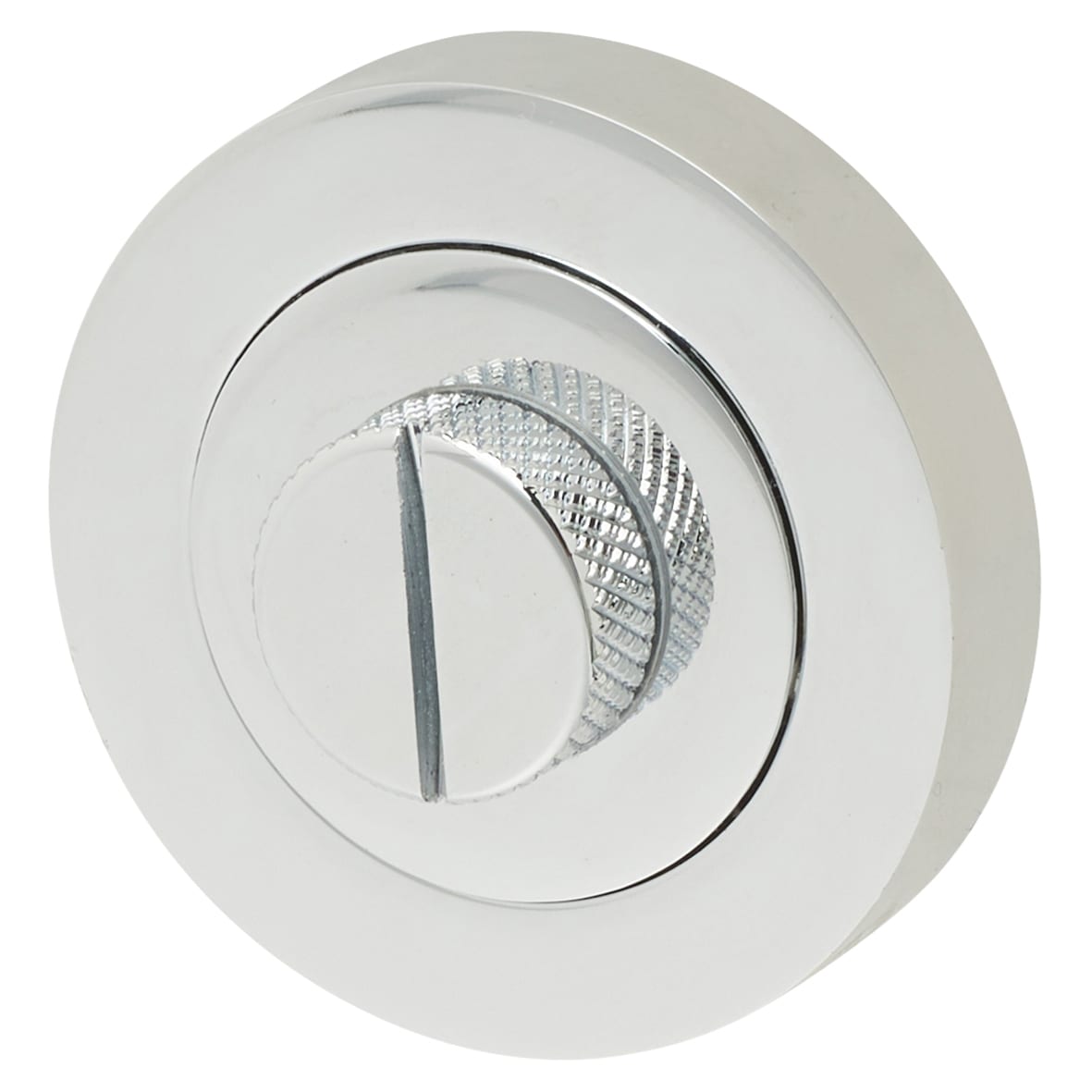 Knurled Easy Bathroom Turn & Release - 50mm Diameter - Polished Chrome - view 3