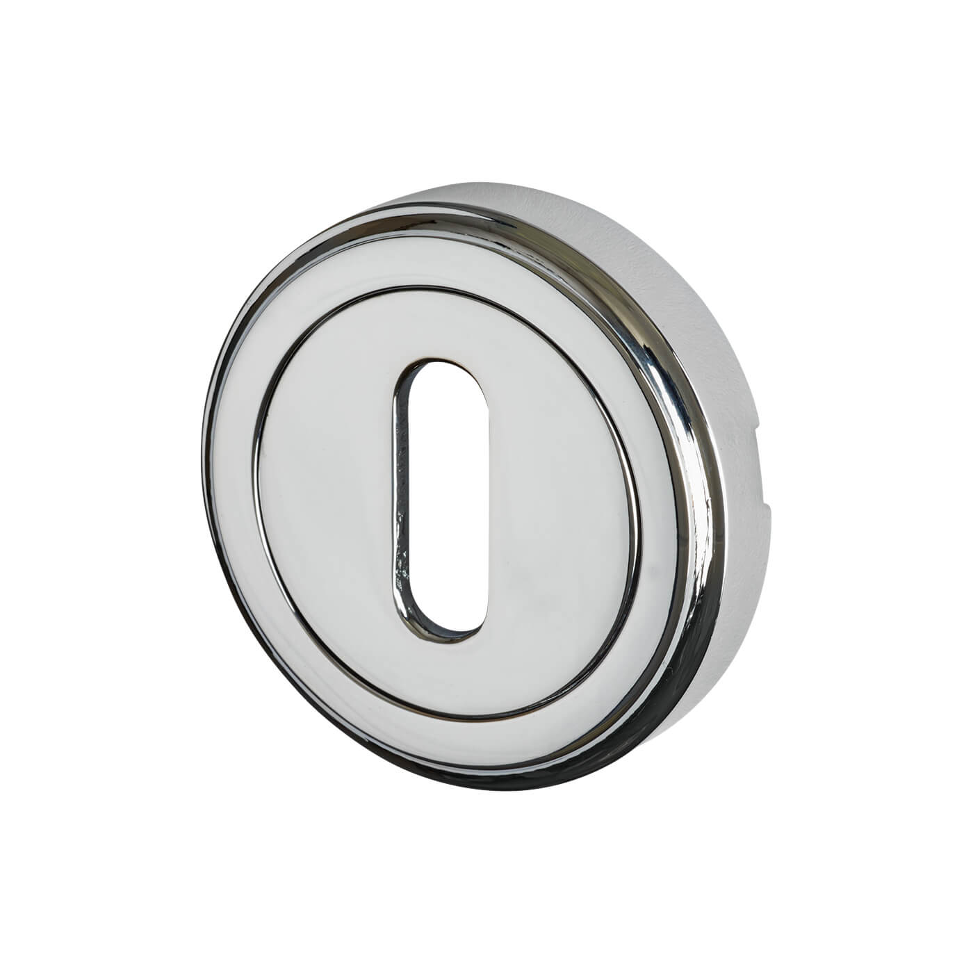 Marcus Escutcheon - 48mm Diameter - Keyhole - Polished Chrome - view 2