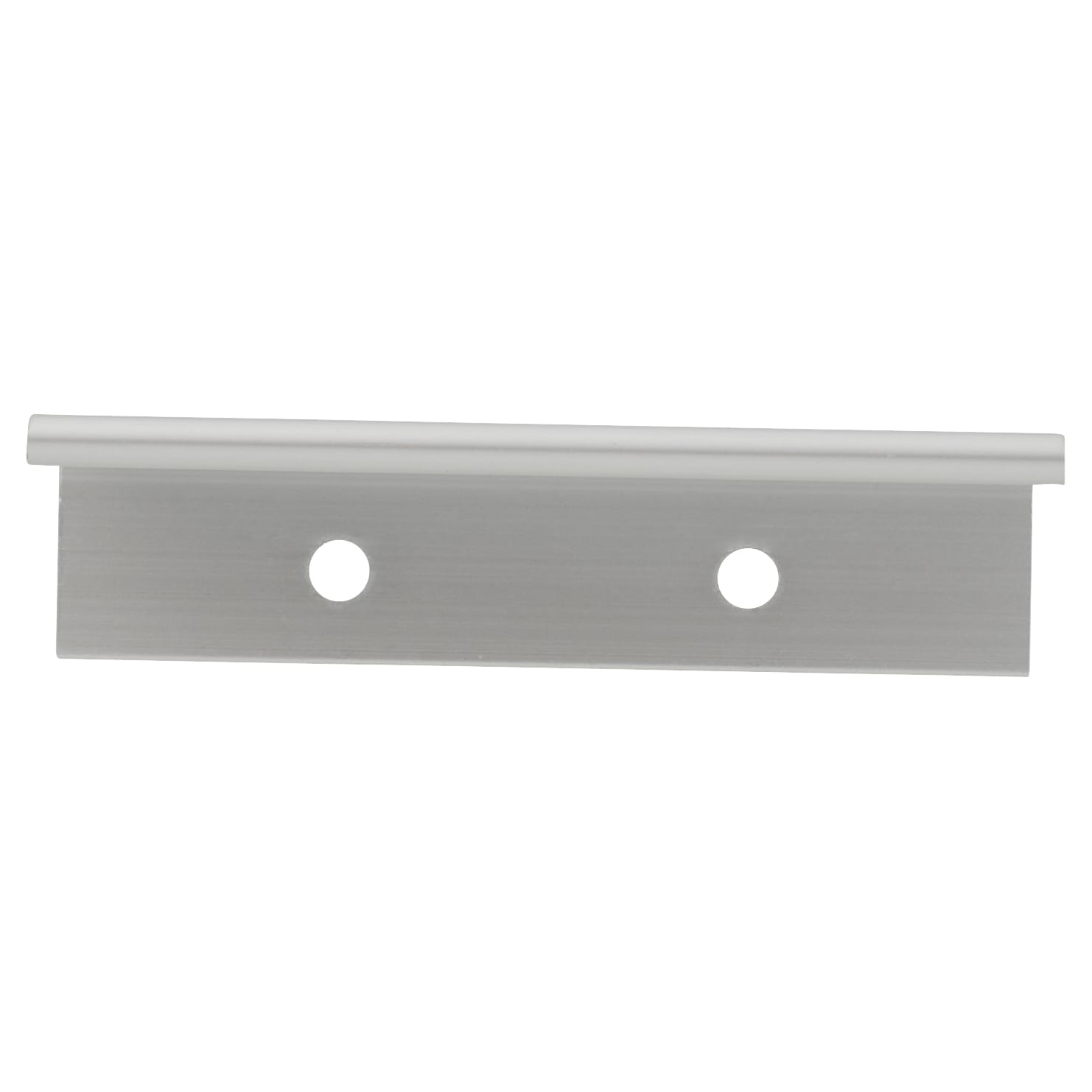 Touchpoint Vora Lipped Edge Cabinet Pull Handle - 32mm Centres - Brushed Aluminium - view 3