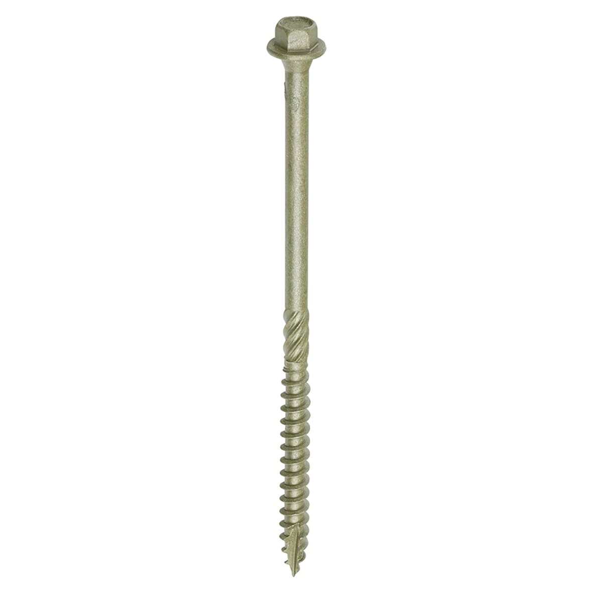 Timber Frame Screws Hex Head - 6.7 x 125mm - Green - Pack of 50 - view 2