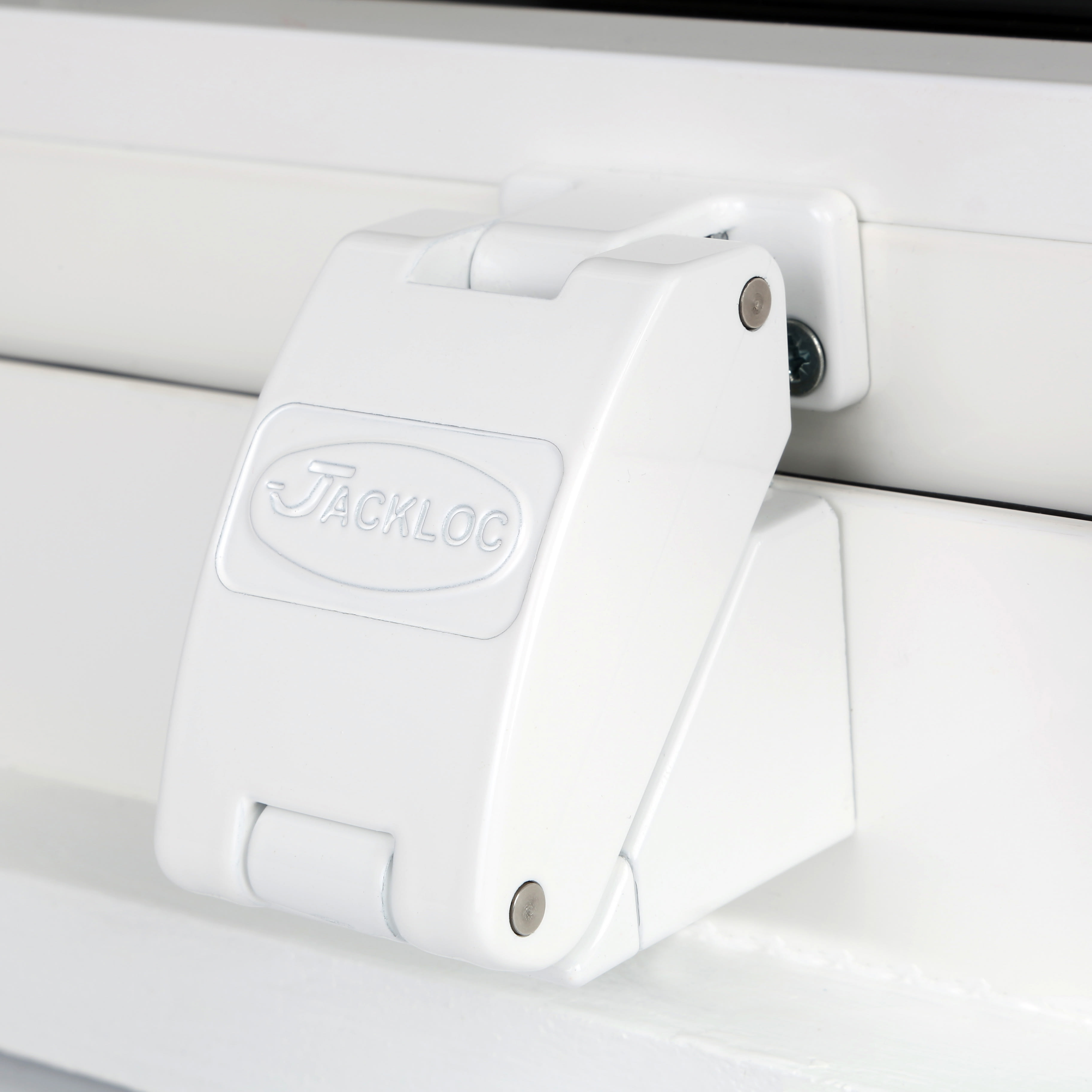 Titan Key-Locking Folding Window Restrictor - White - view 7