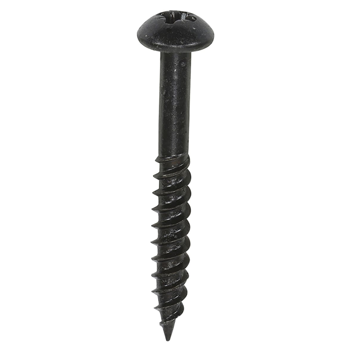 Blackjax Pozi Round Head Wood Screws - 10 x 1 1/2" - Exterior Black Organic - Pack of 200 - view 2