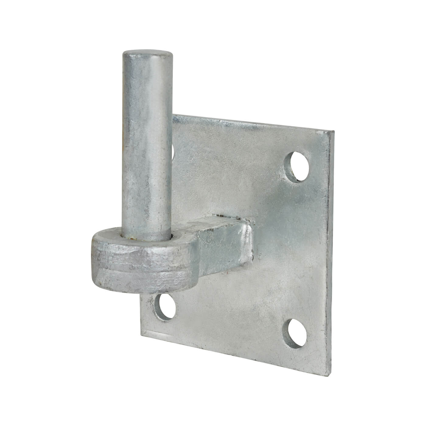 Medium Duty Hook on Square Plate - 19mm Pin - Galvanised - Pair - view 2