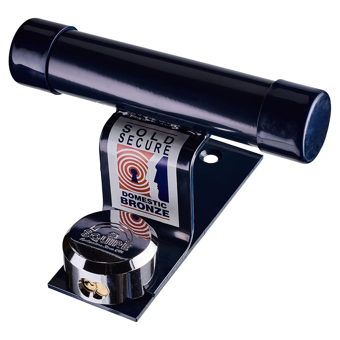 High Security Garage Door Defender - 250 x 150mm - Blue - view 2