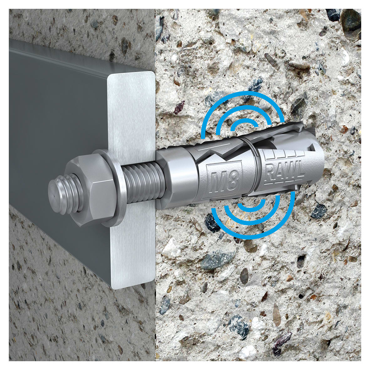 Rawlbolt Shield Anchor Loose Bolt - M10 - 25L - Pack of 5 - view 3