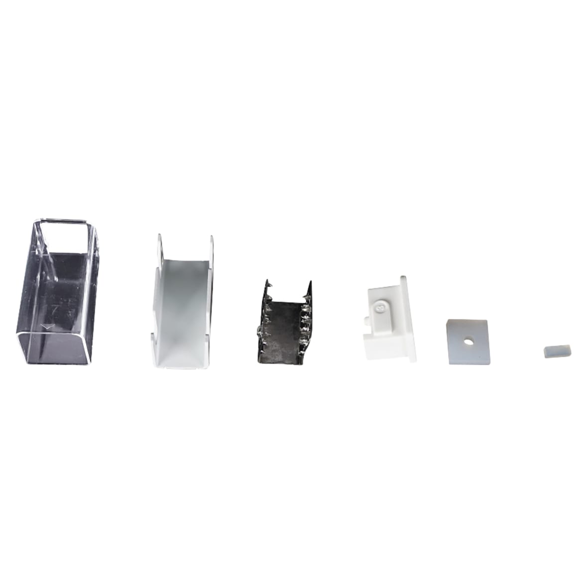 LED Soldering Free End to End Connector for 12 x 17mm Side Bend Neon Strip Light - view 3