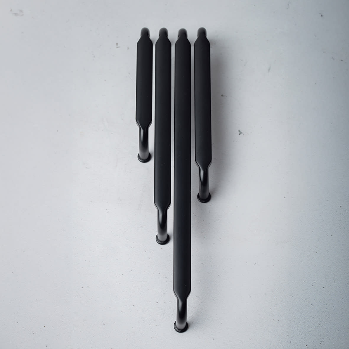 Eton 12mm D-Bar Cabinet Pull Handle - 224mm Centres - Matt Black - view 2