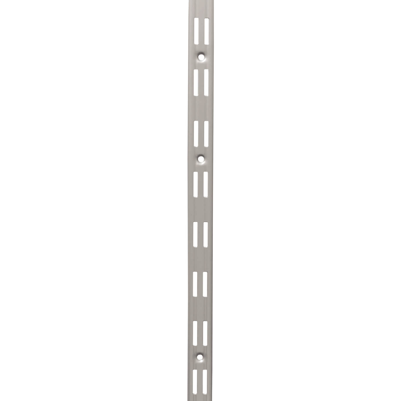 Twin Slot Shelf Wall Upright - 1000mm Length - Silver - view 2
