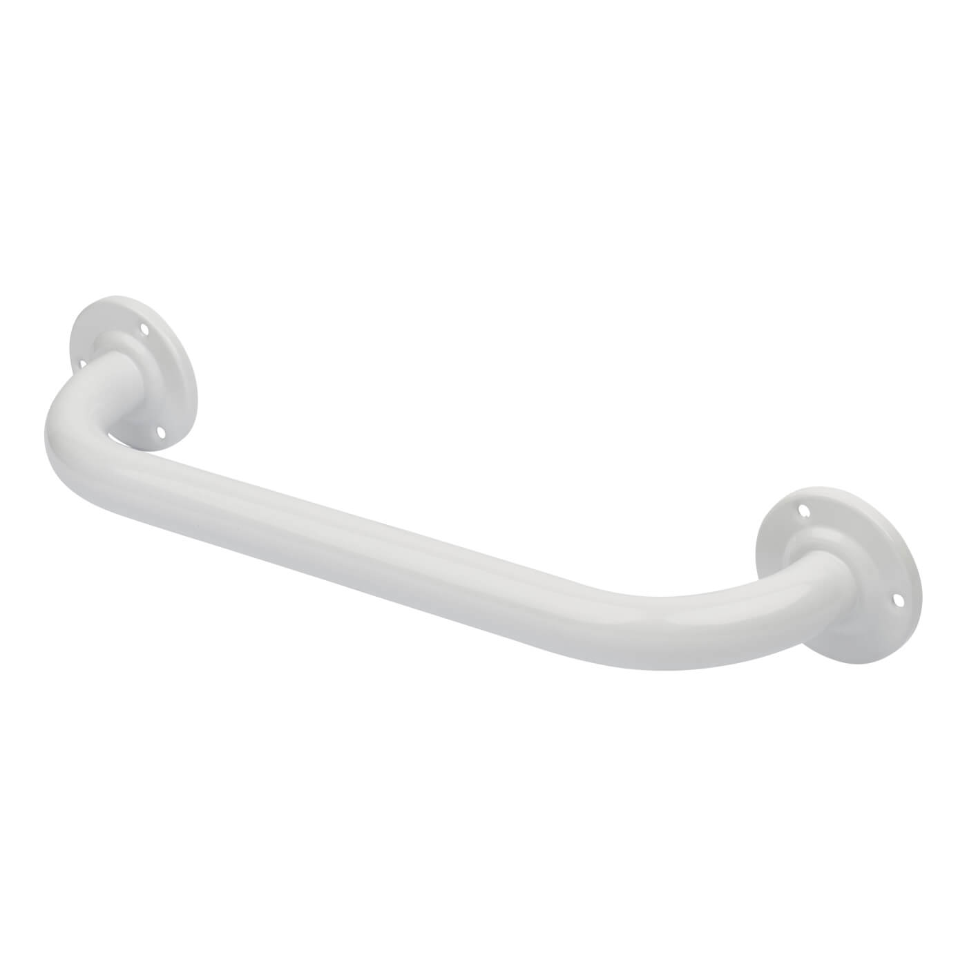 35mm Steel Grab Rail - 460mm Length - White - view 2