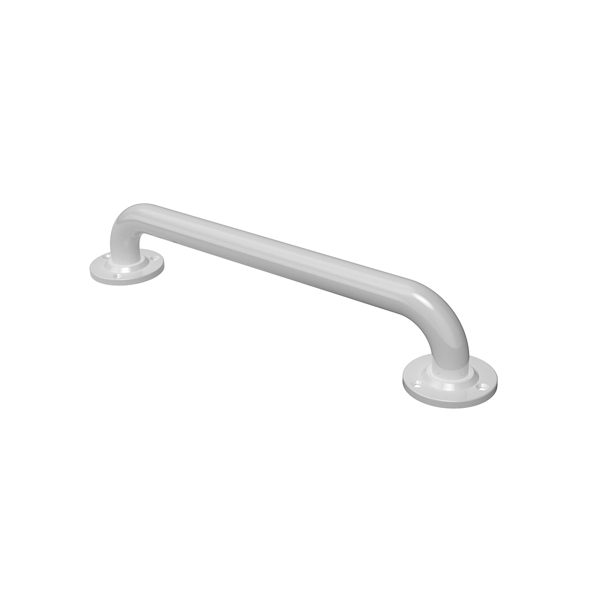 35mm Steel Grab Rail - 460mm Length - White - view 3