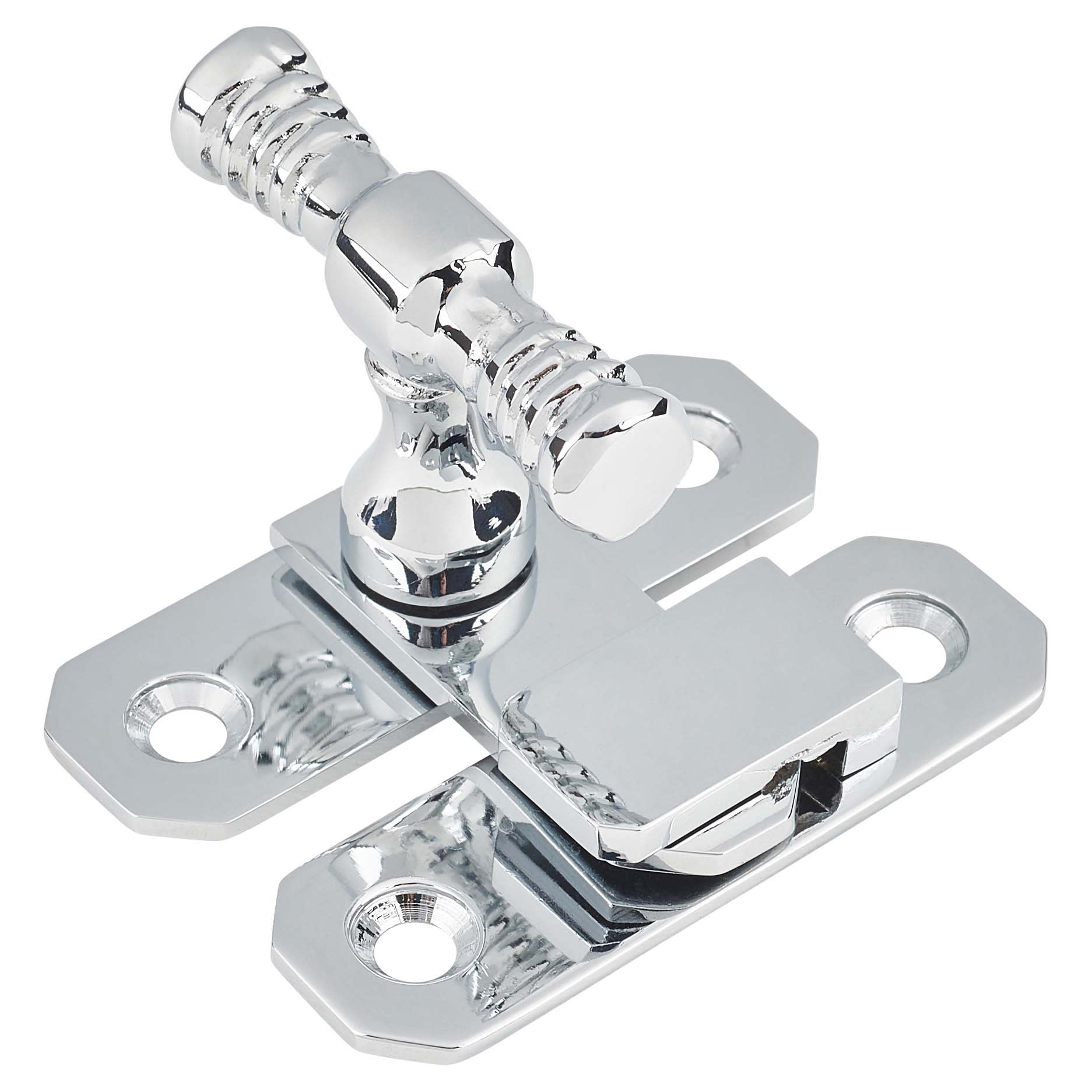 Cupboard Turn Latch - 50 x 19 x 36mm - Nickel Plated - view 2