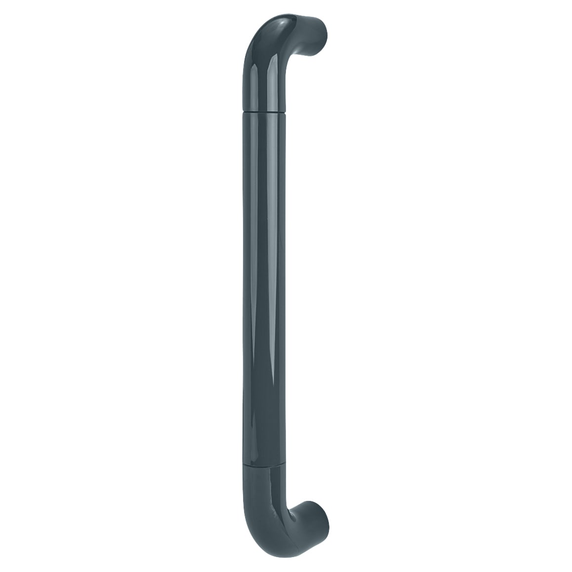 Anthracite Grey Nylon D-Bar Door Pull Handle - Bolt Fix - 425mm c/c - view 2