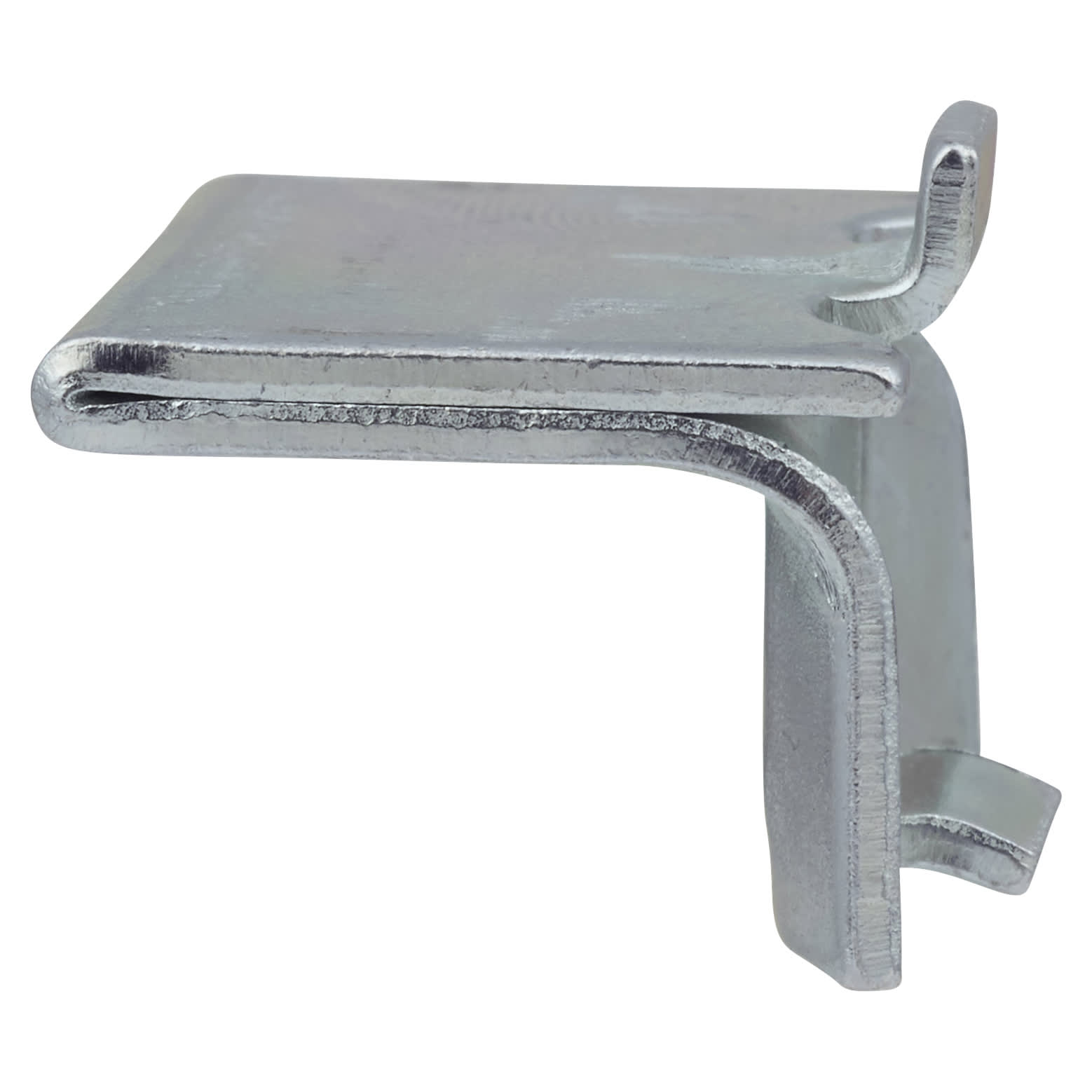 Heavy Duty Raised Bookcase Clip - Bright Zinc Plated - Pack of 10 - view 3