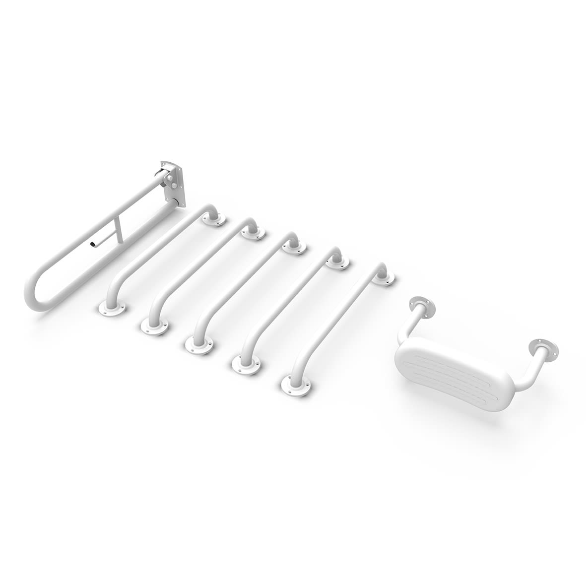 Rail Only Low Level Doc M Pack - White - view 3
