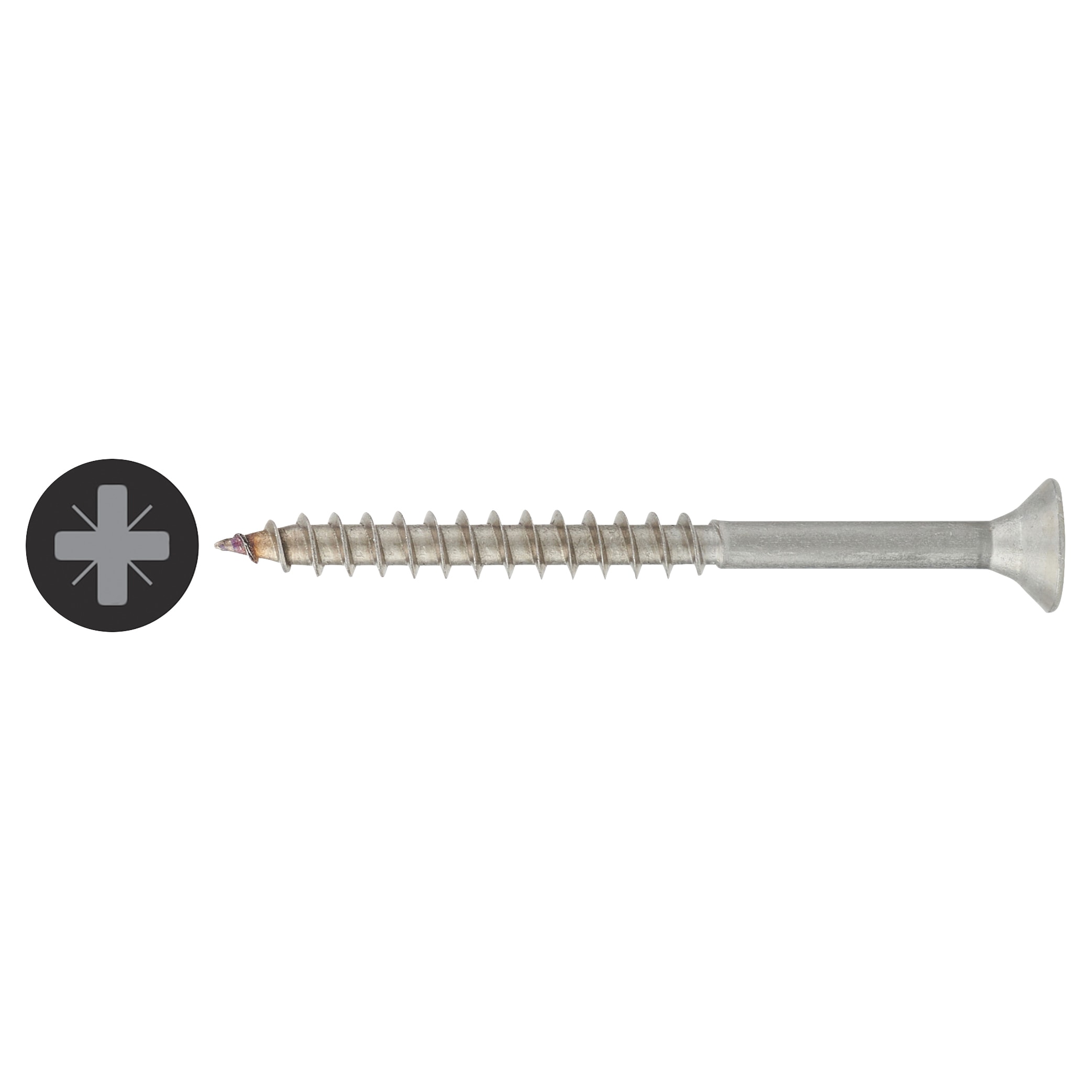 R2 Retinox Pozi Countersunk Wood Screws - 5.0 x 60mm - A2 Stainless Steel - Pack of 200 - view 2