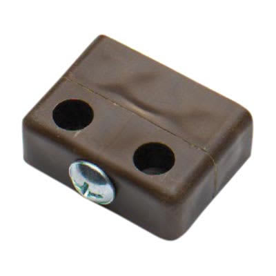 Modesty Blocks 2 Part - Brown - Pack of 50 - view 2