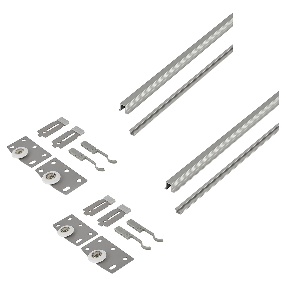 Cabinet Sliding Door Kit - 2000mm Track - 20kg Max Door Weight - view 3
