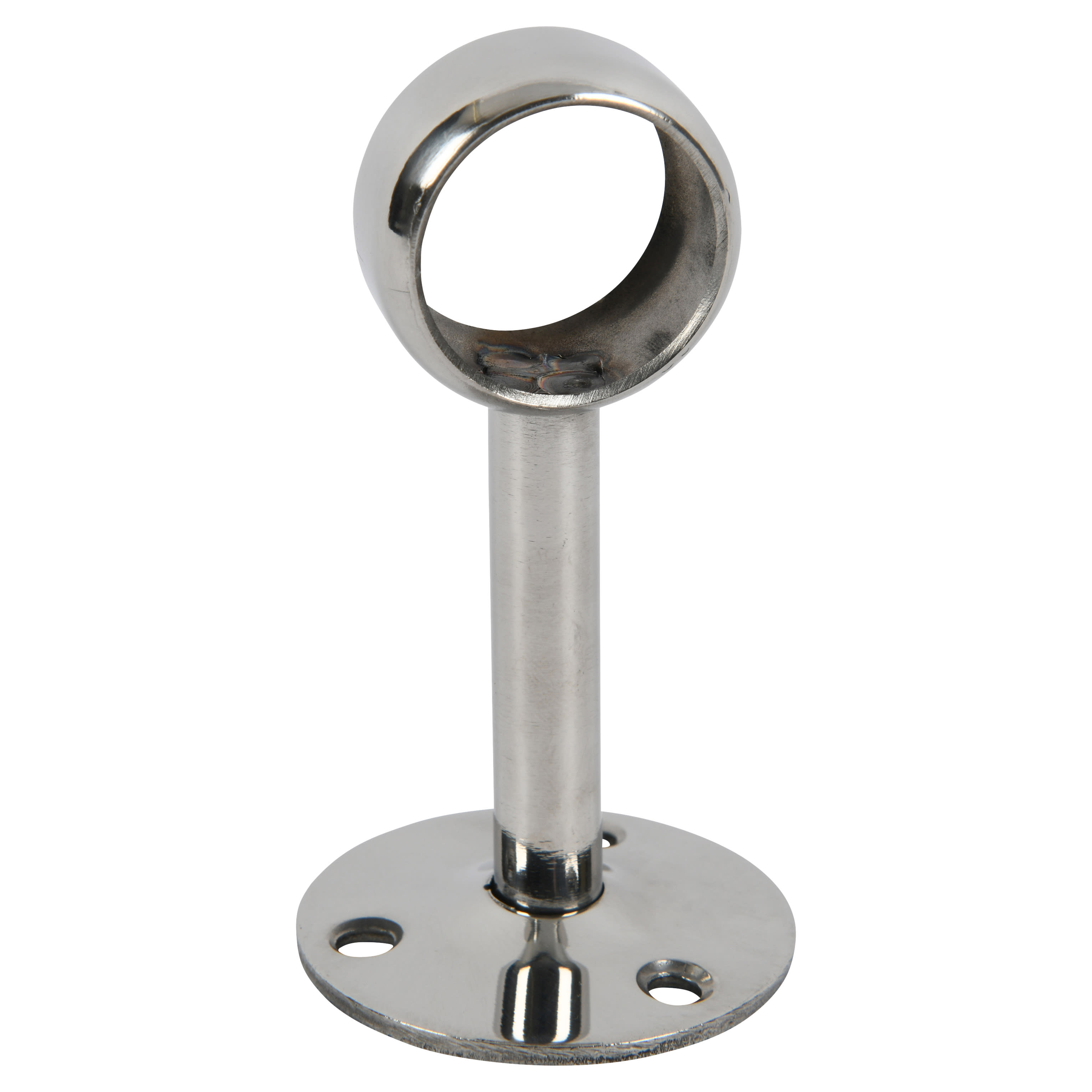 25mm Hanging Rail Centre Bracket - Polished Stainless Steel - view 2