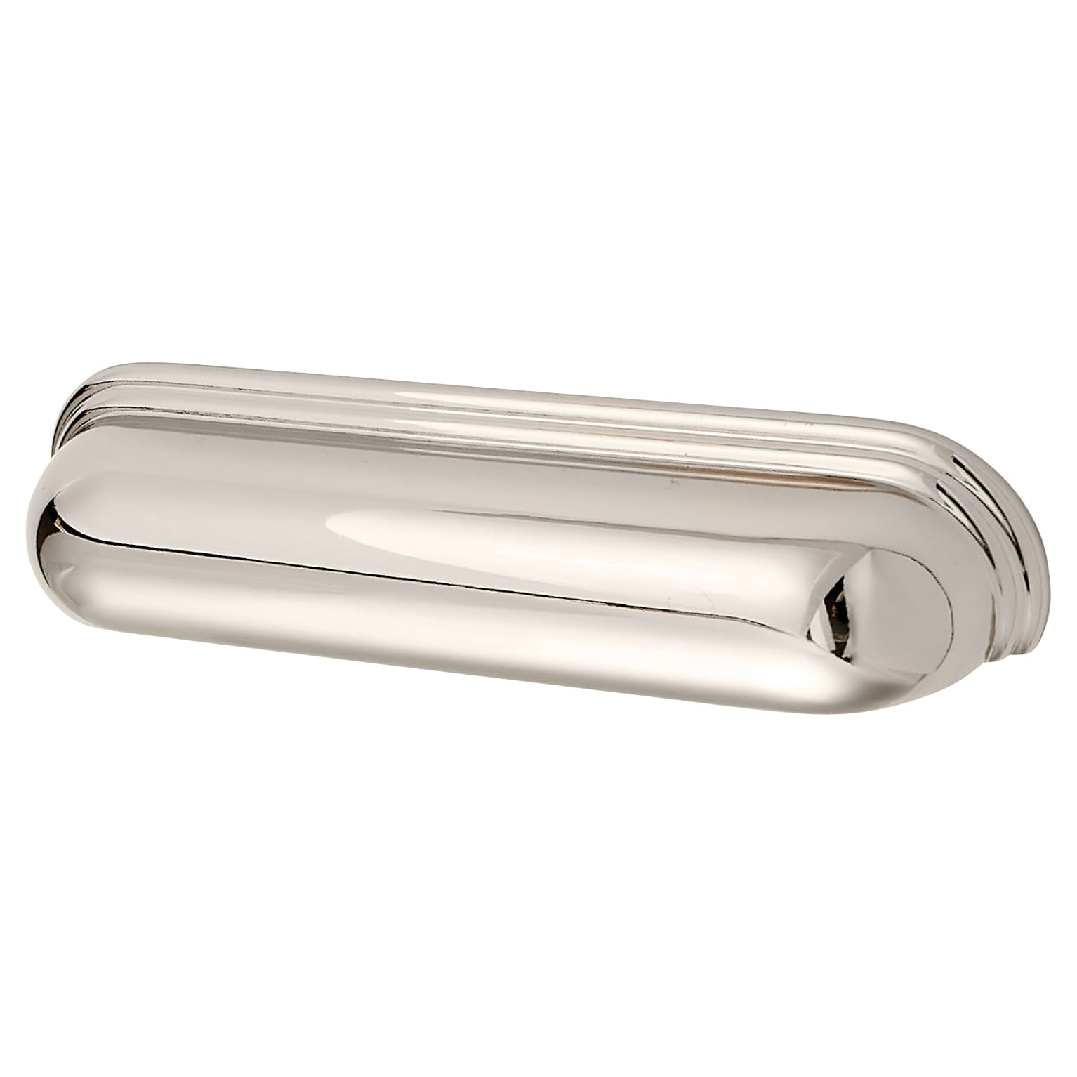 Crofts & Assinder Calgary Cabinet Cup Handle - 128mm Centres - Polished Nickel - view 2