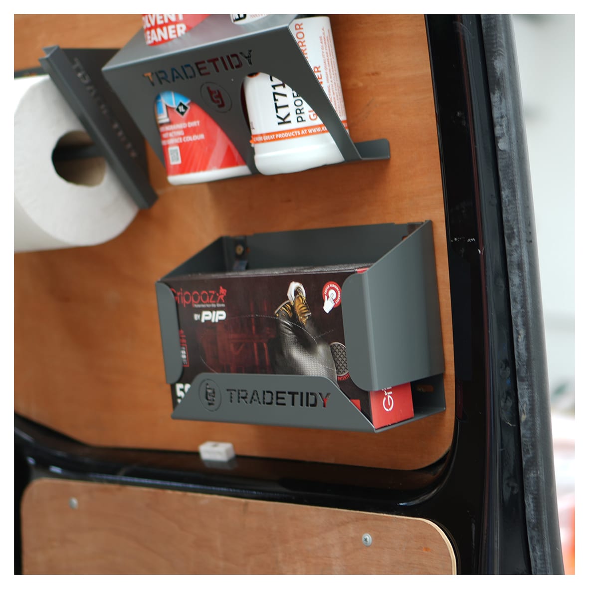 Glove Box Holder - 253 x 162 x 94mm - Grey - view 2
