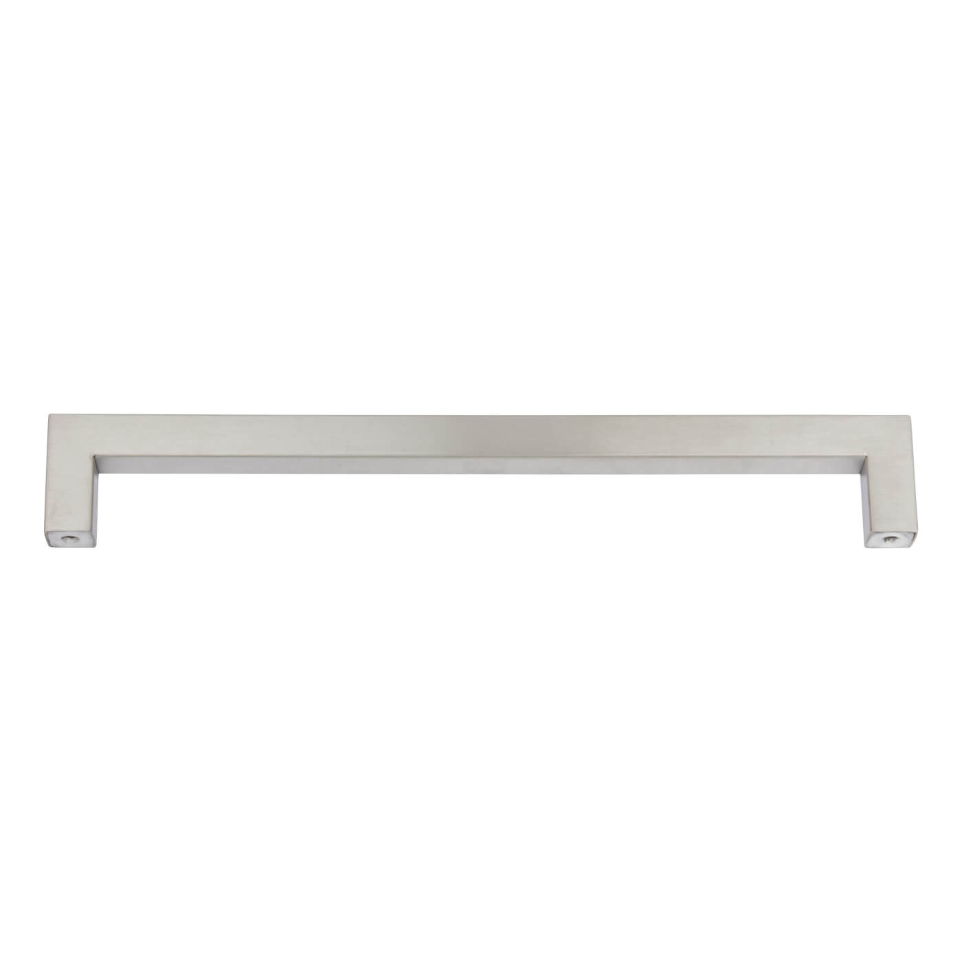 14mm Square D-Bar Cabinet Pull Handle - 224mm Centres - Satin Stainless Steel - view 3
