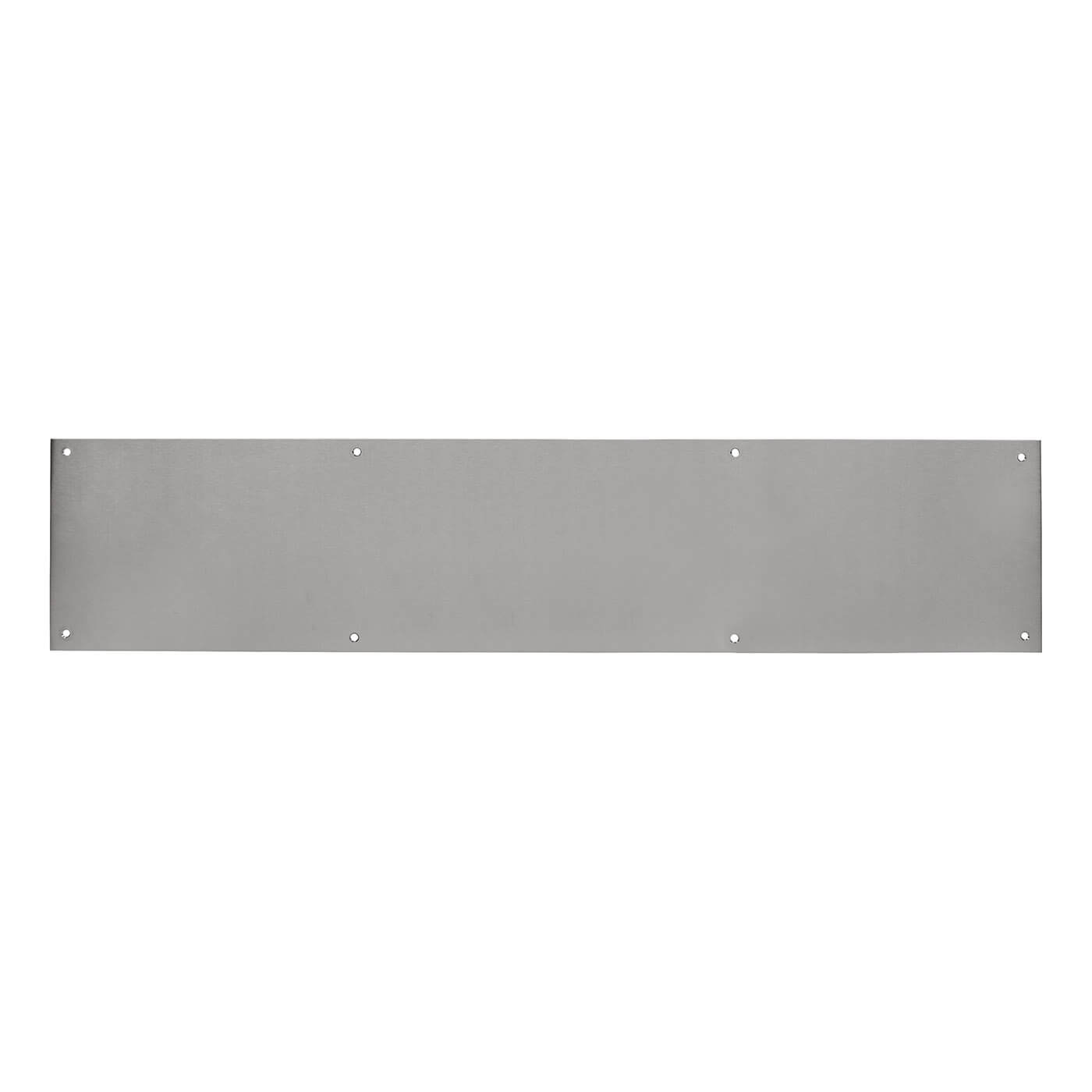 Stainless Steel Kick Plate - 700 x 150 x 1.2mm - 8 Screw Holes - Satin - view 2