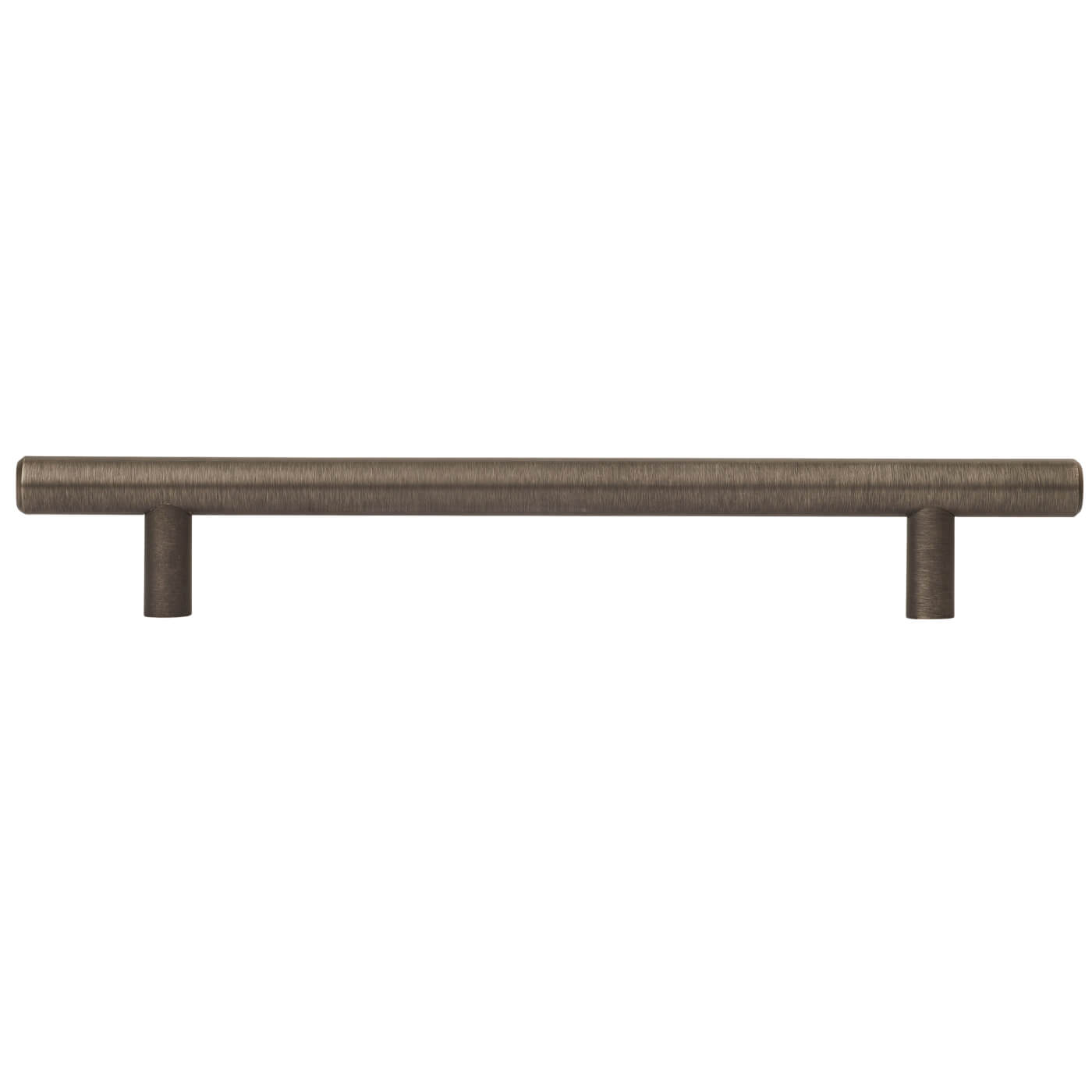 12mm T-Bar Cabinet Pull Handle - 224mm Centres - Brushed Pewter Effect - view 3