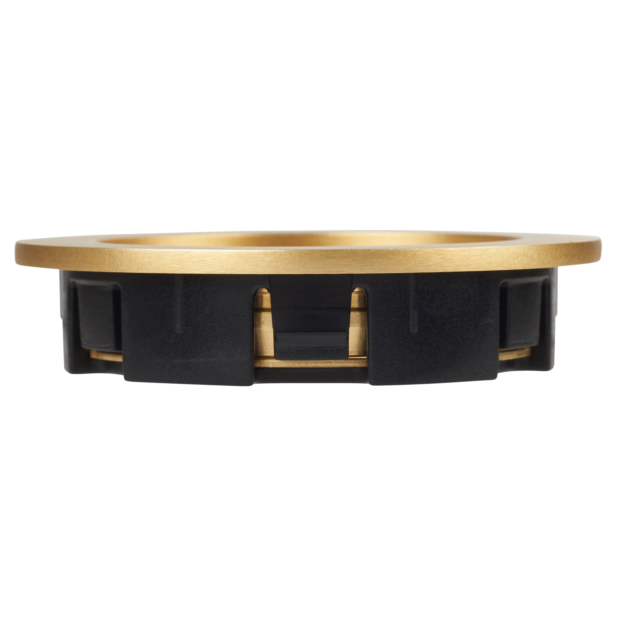 Marcus Round Flush Pull Handles - Satin Brass - view 3