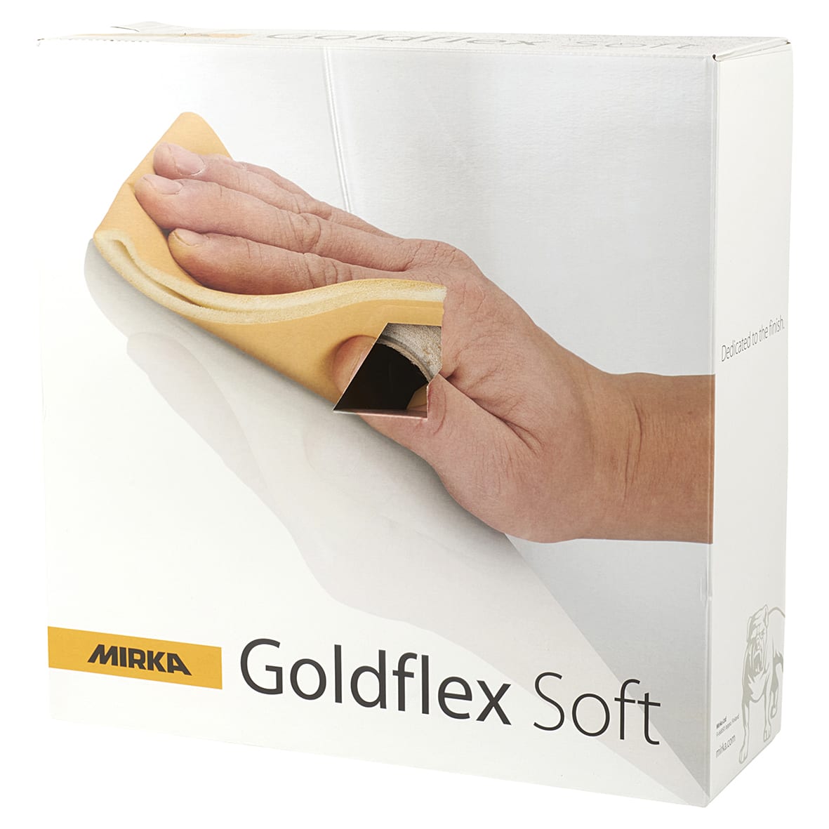 Goldflex Soft Sanding Roll - 115 x 125mm - Grit P500 - Pack of 200 - view 3