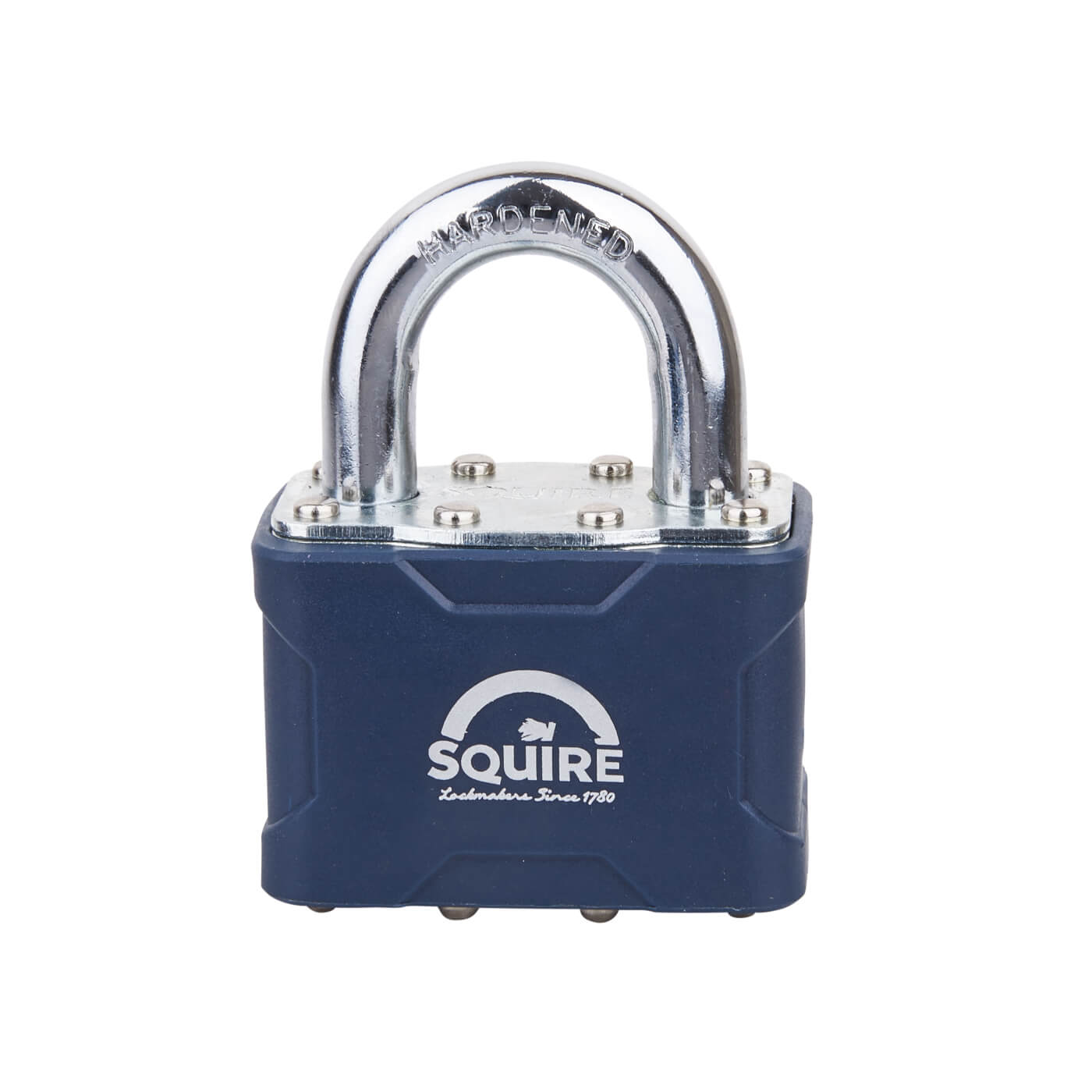 Master Keyed Laminated Padlock Set - 24 x 24mm Shackle - Blue - Pack of 6 - view 4