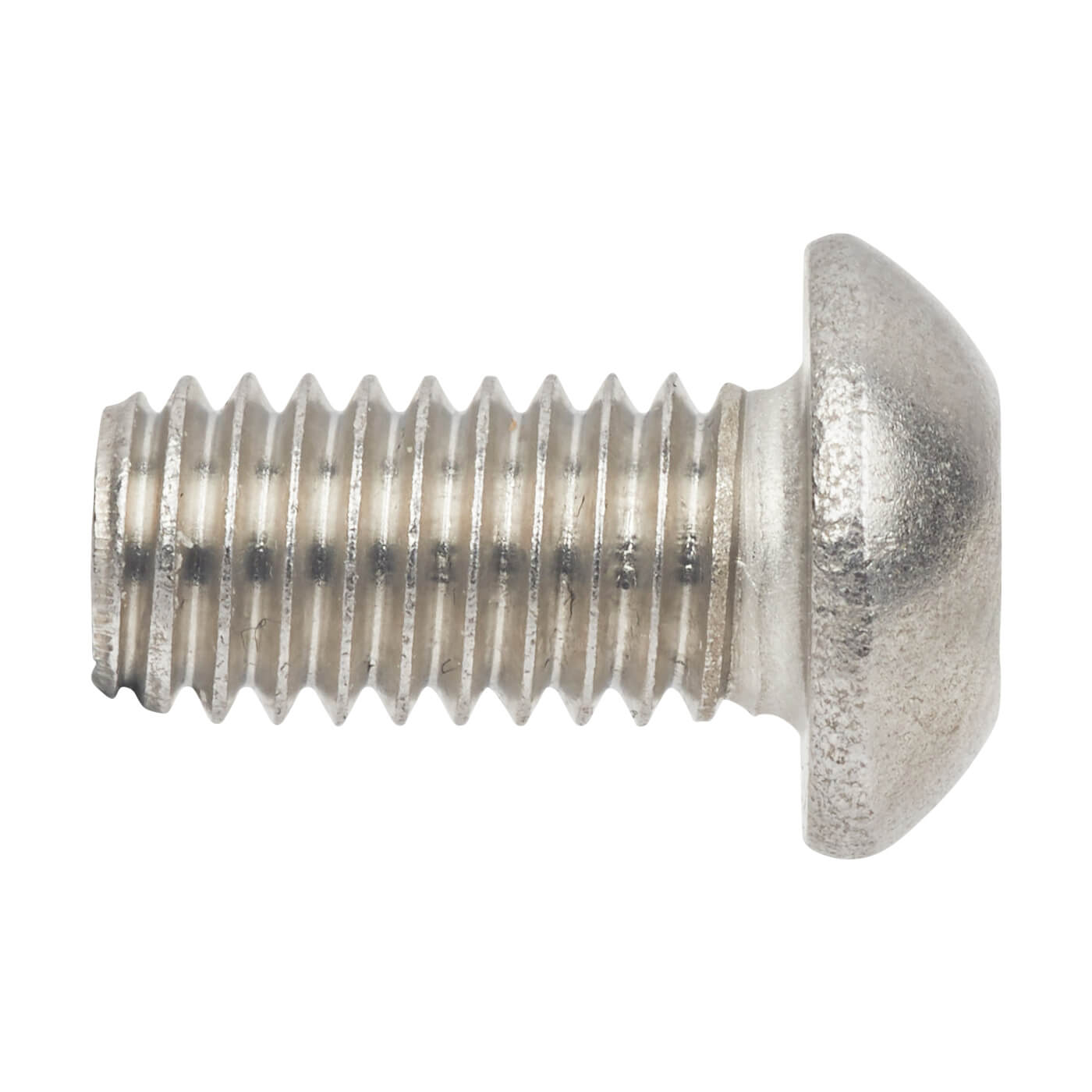 Button Head Socket Screws - M6 x 12mm - A2 Stainless Steel - Pack of 10 - view 3
