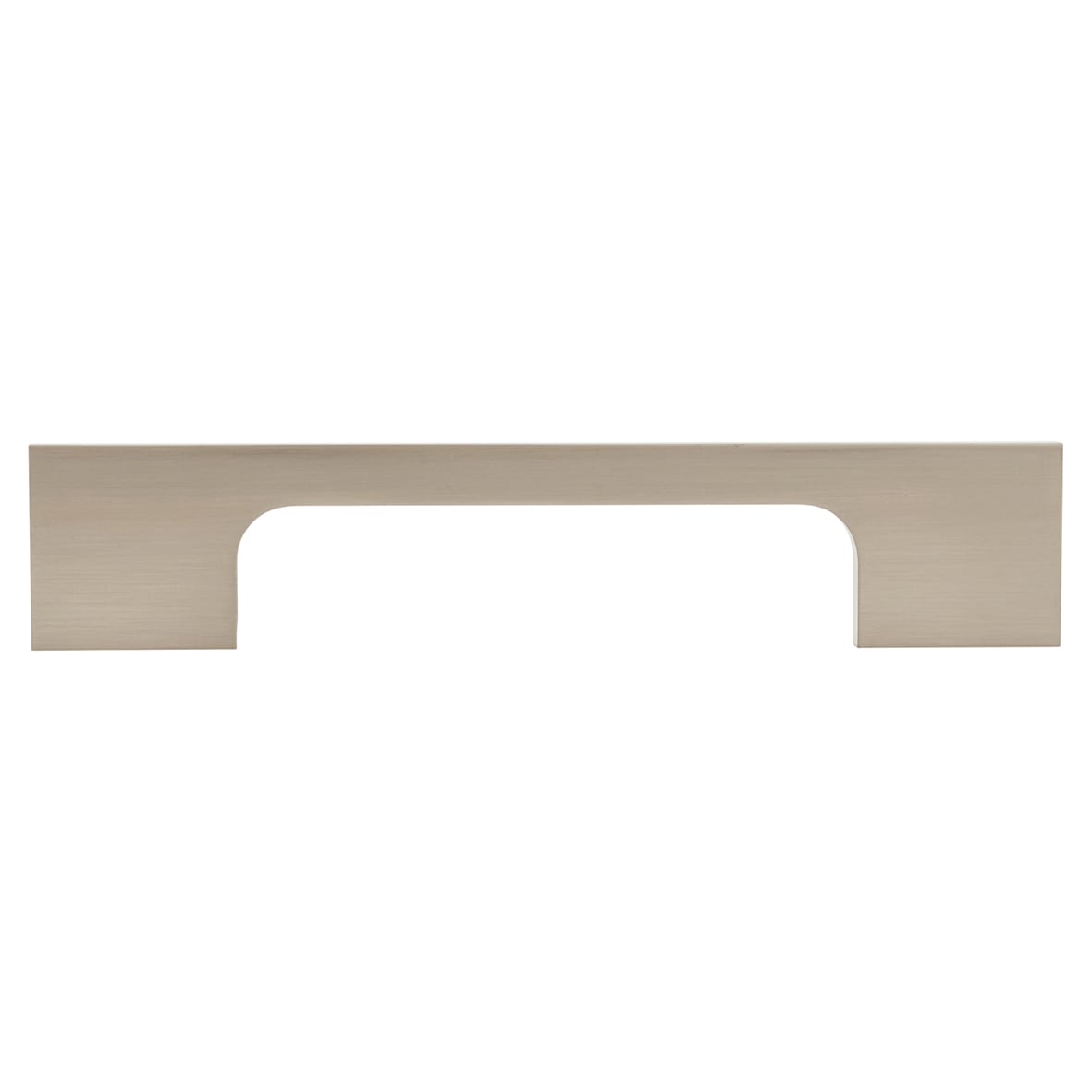 Bibury 8mm Slim D-Bar Cabinet Pull Handle - 128mm Centres - Satin Nickel - view 2