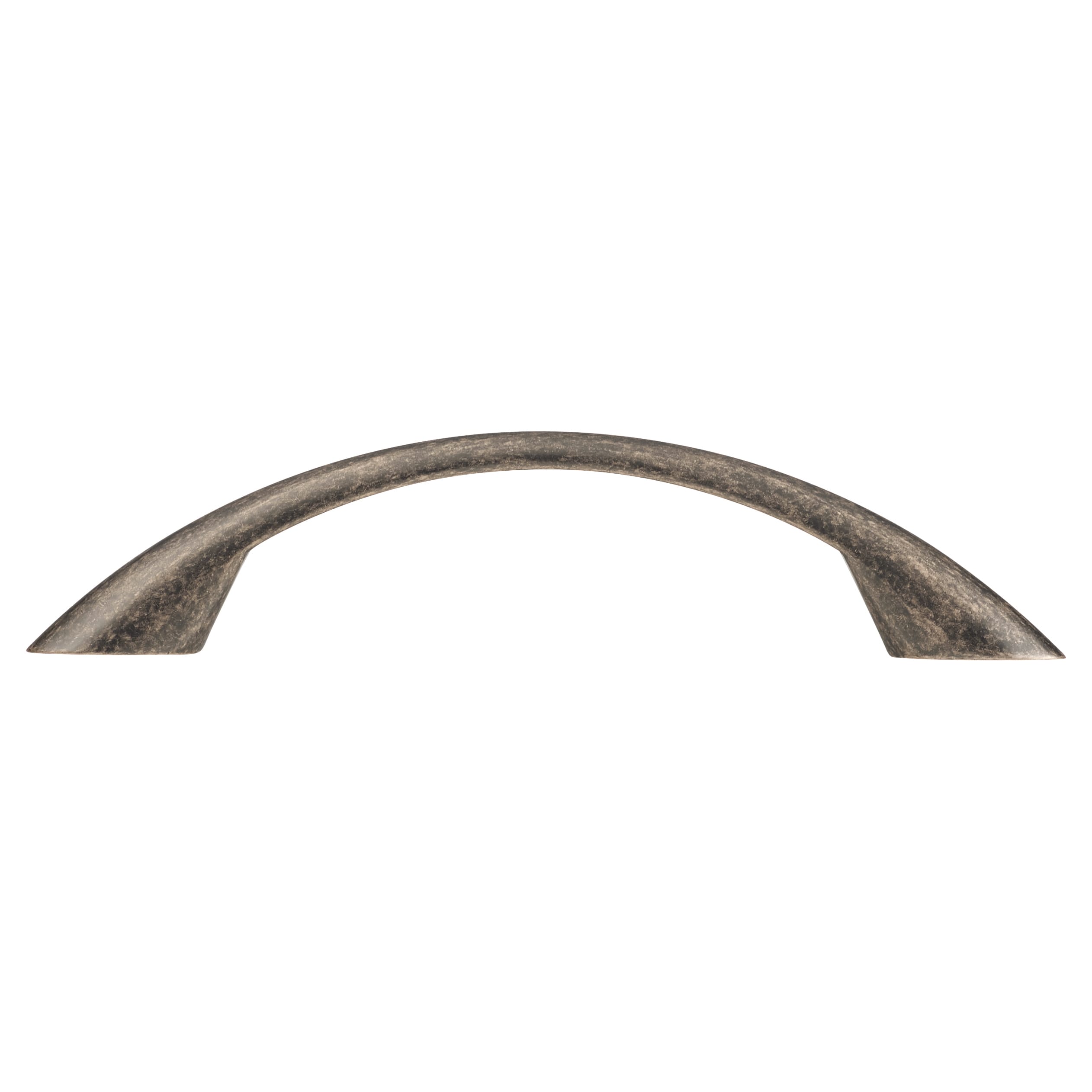 Vali Bow Cabinet Pull Handle - 96mm Centres - Antique Pewter - view 3