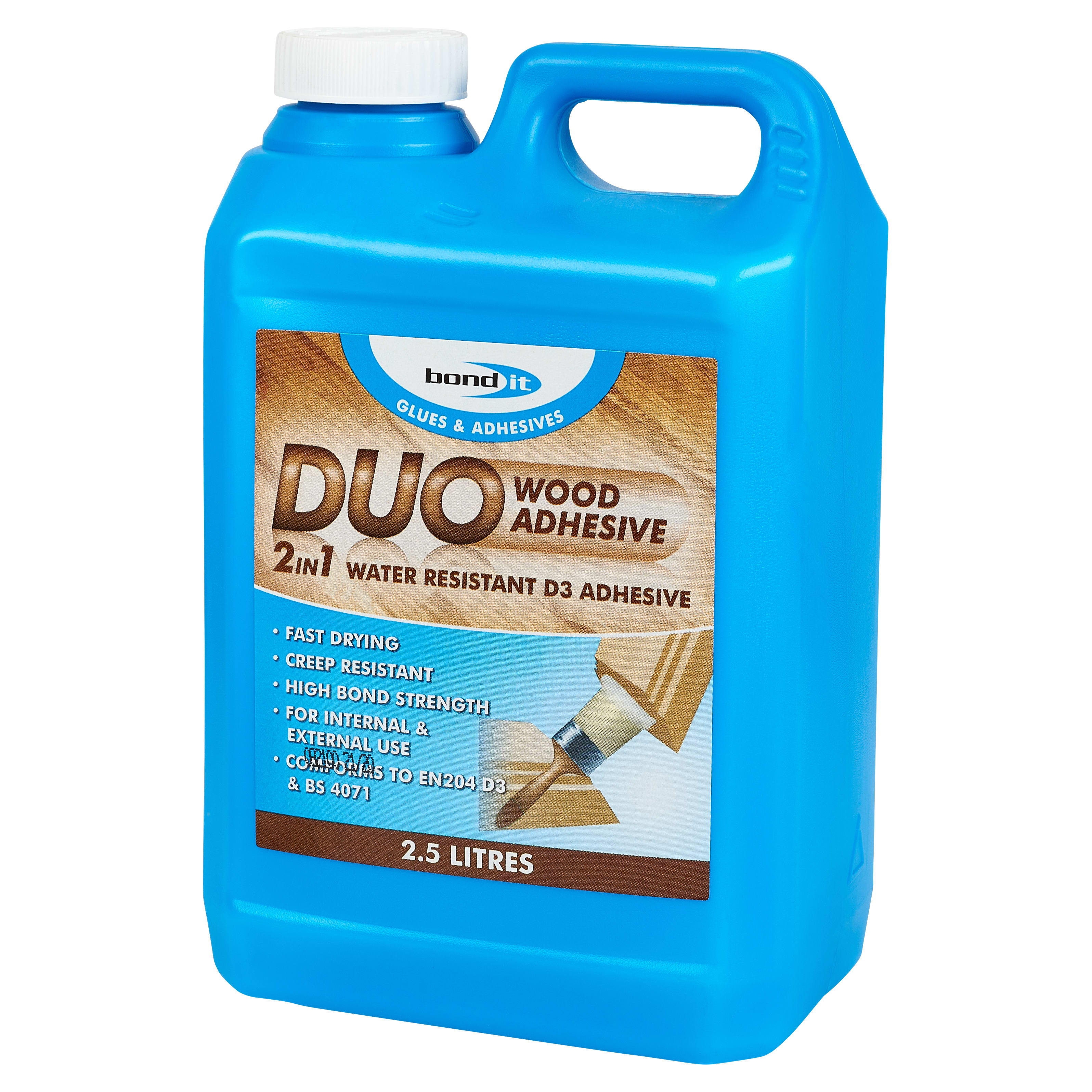 Bond It Duo PVA Wood Glue - 2500ml - Clear - view 2