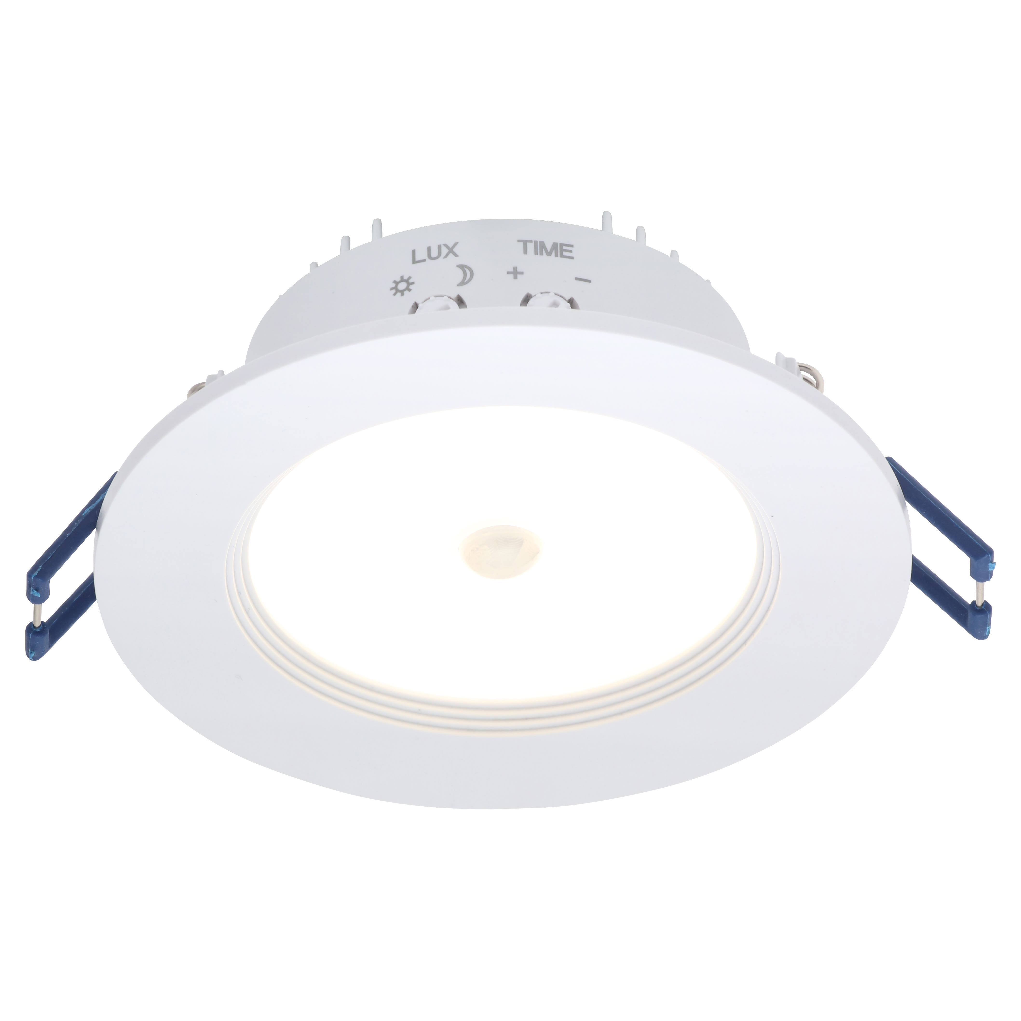 Forum Zinc Reno 8W LED Fixed Downlight with PIR Sensor - IP20 - 4000K Cool White - White - view 3