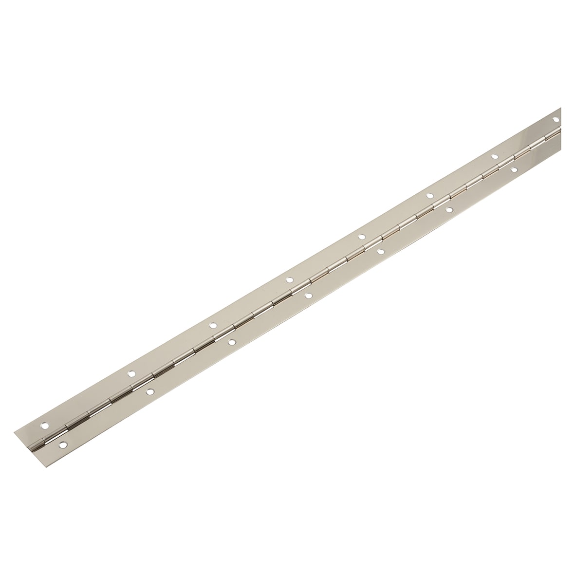 Steel Continuous Piano Hinge - 1830 x 32 x 0.7mm - Nickel Plated - view 2