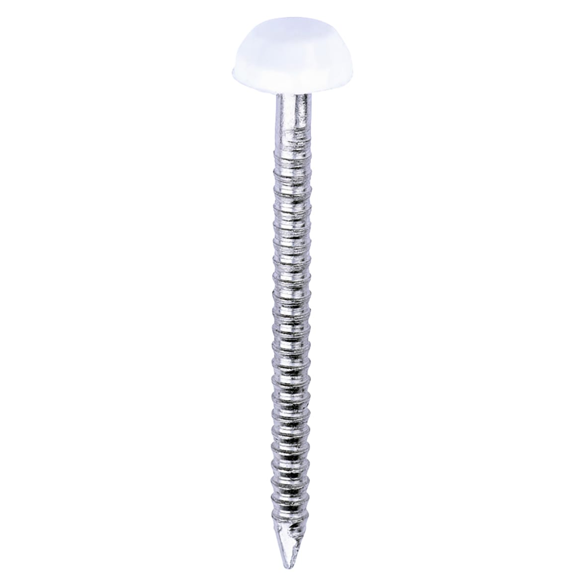Polymer Headed Pins - 30mm Length - White - Pack of 250 - view 2