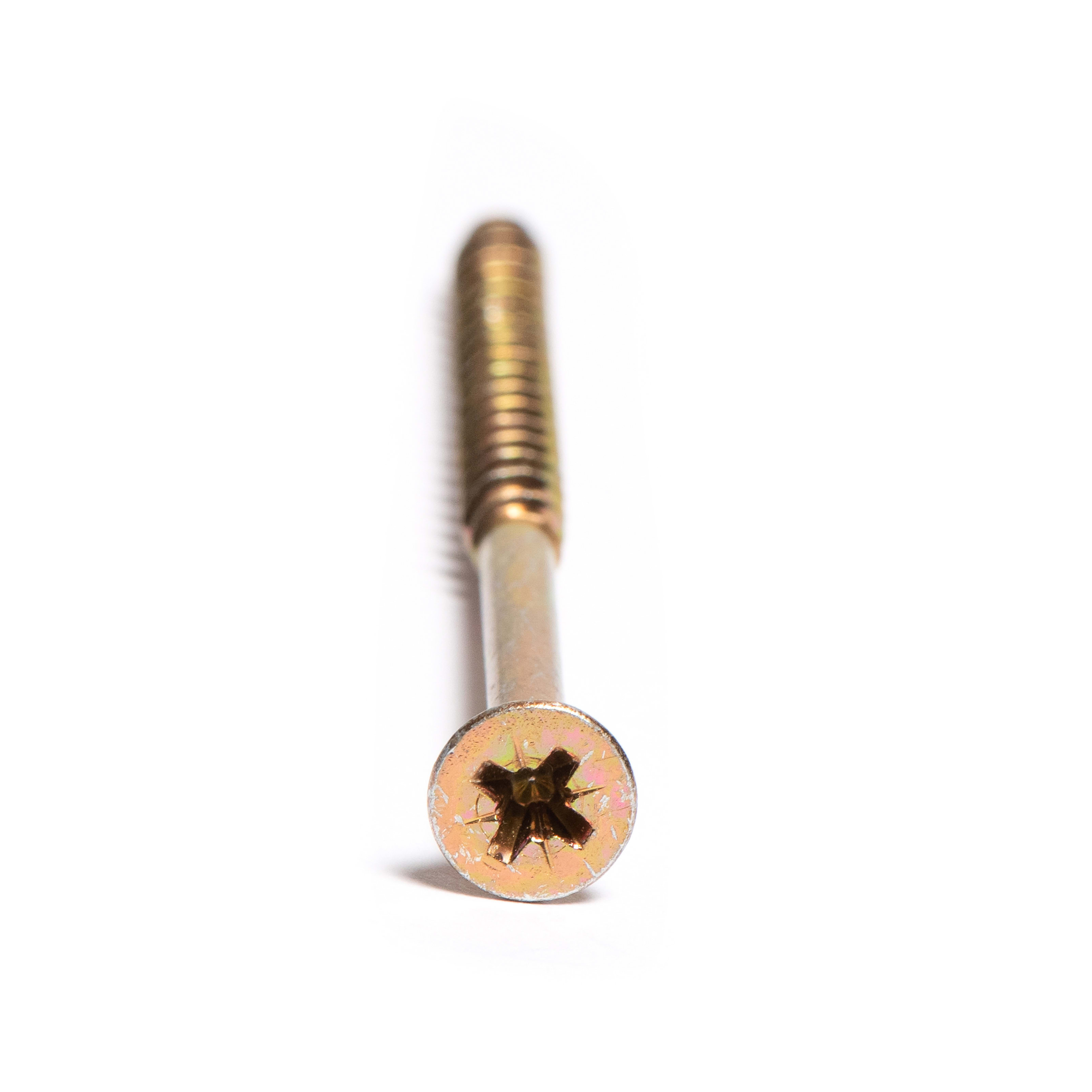 R2 Pozi Countersunk Wood Screws - 3.0 x 20mm - Yellow Zinc - Pack of 200 - view 4