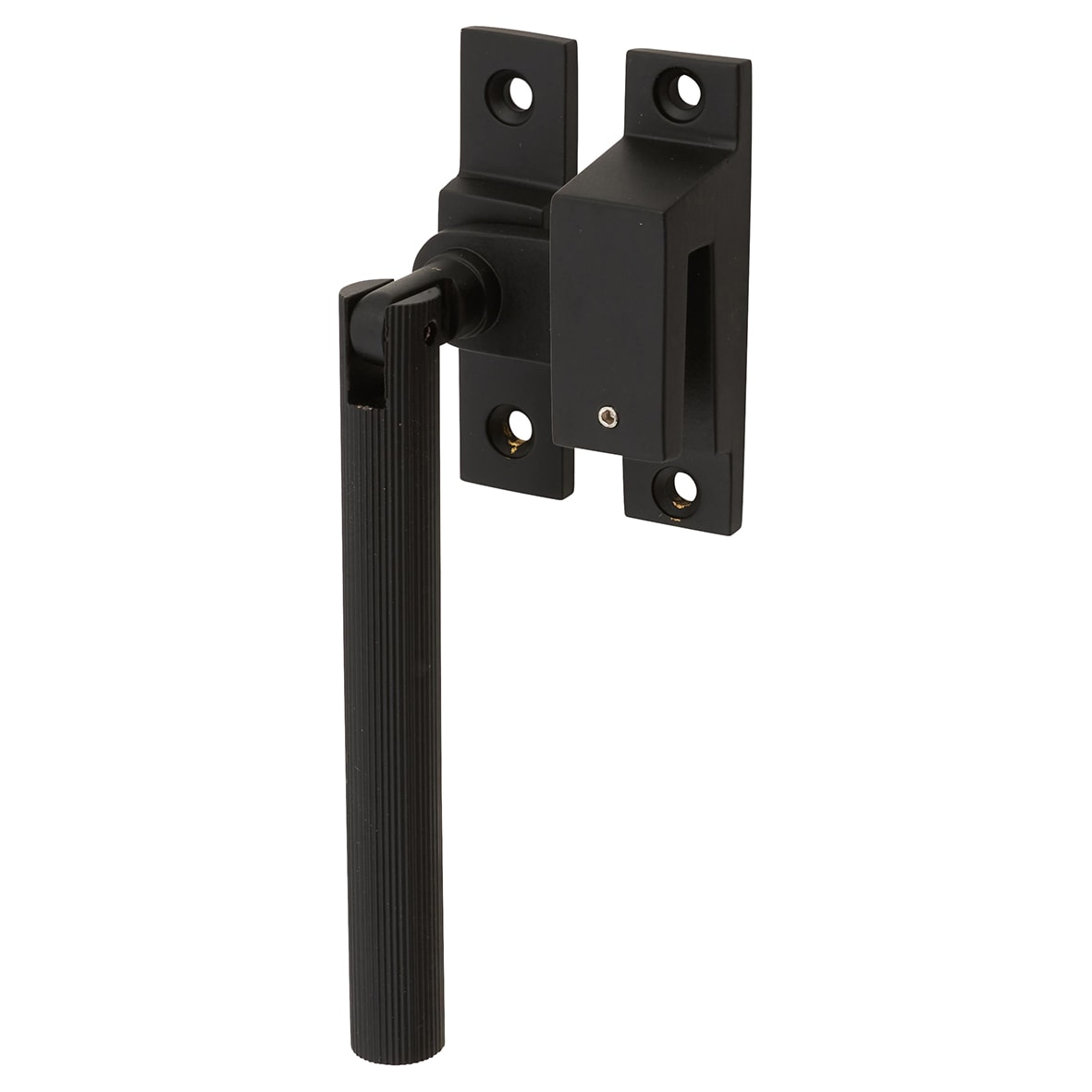 Aspen Lines Locking Mortice & Hook Plate Window Fastener - Reversible - Matt Black - view 2