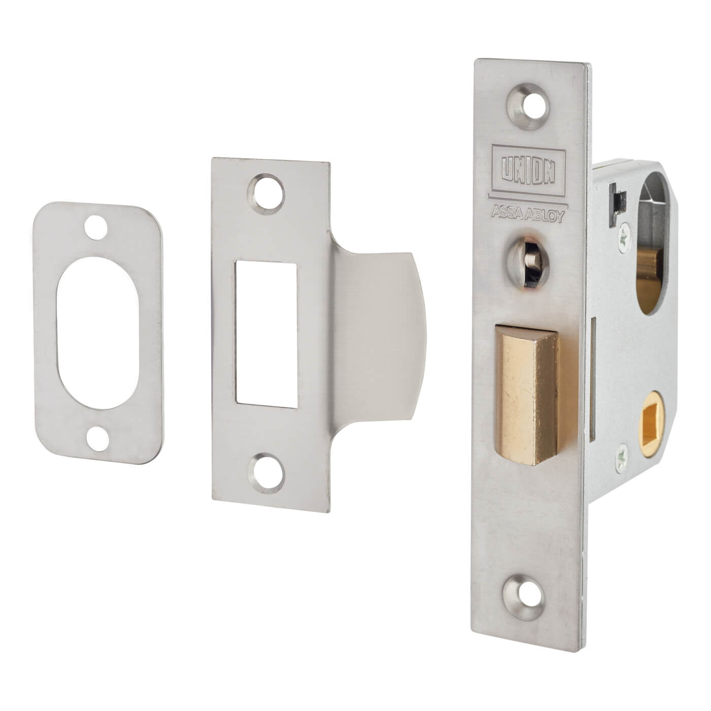 2332 Mortice Nightlatch - 65mm Case - 47mm Backset - Satin Stainless Steel - view 2
