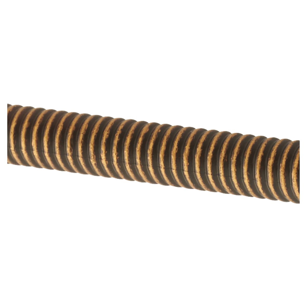 Crewe 10mm Reeded D-Bar Cabinet Pull Handle - 160mm Centres - Antique Brass - view 2