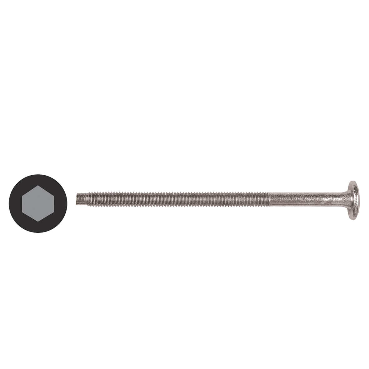 M6 Joint Connector Bolt - M6 x 100mm - Bright Zinc - Pack of 50 - view 2