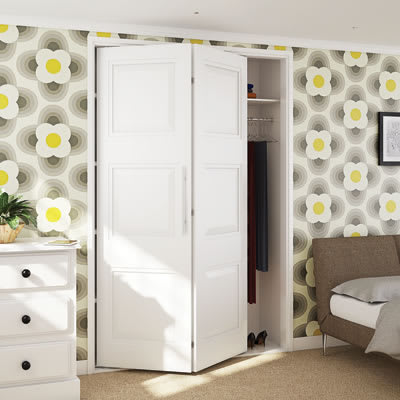 Bi-Folding Wardrobe Sliding Door Gear - 1500mm Track - 2 Doors Each Way - 27kg Max Door Weight - view 2