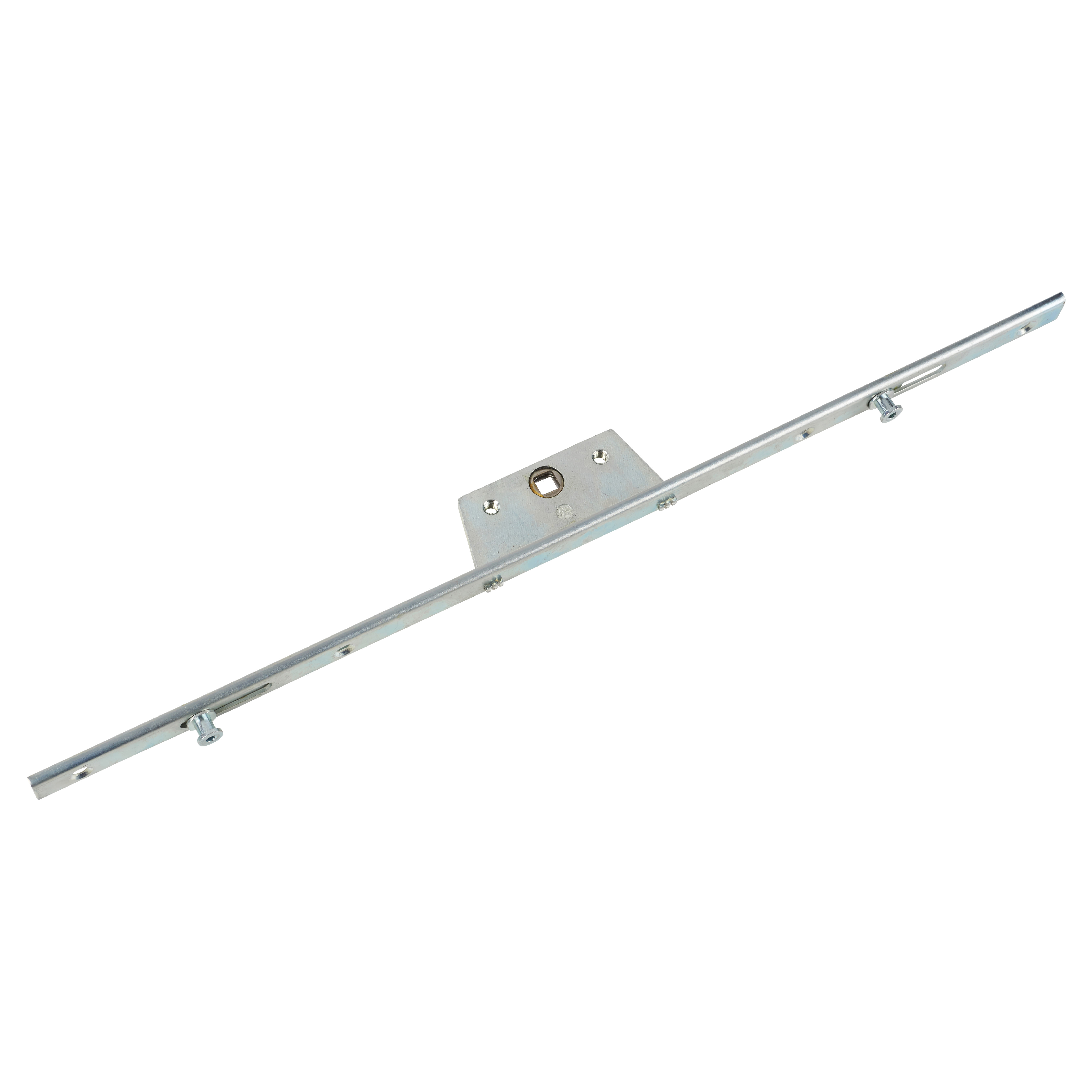 Single U-Rail Offset Espagnolette uPVC Window Lock - 400mm Length - 25mm Backset - 8mm Cam - view 2
