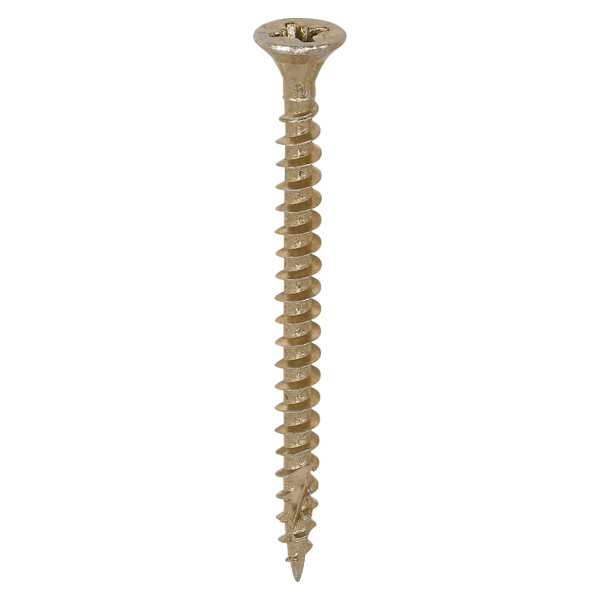 C2 Strong-Fix Pozi Double Countersunk Twin-Cut Wood Screws Tub - 4.0 x 50mm - Pack of 800 - view 2