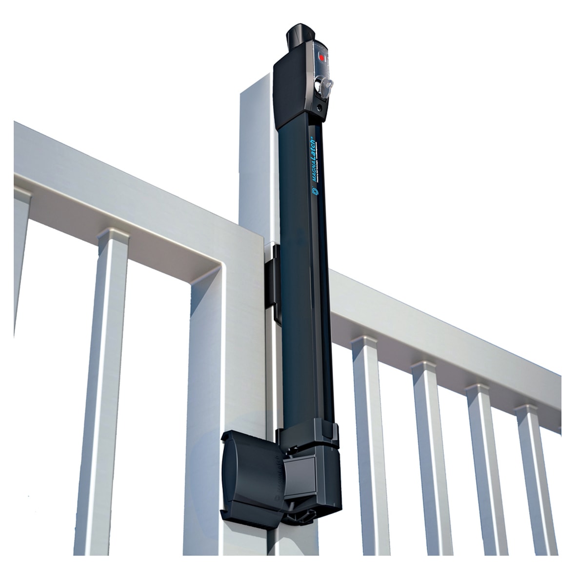 D&D Magnalatch Locking Gate Latch - Top Pull - 520 x 62mm - Black - view 2