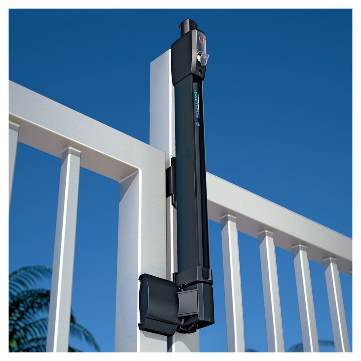 D&D Magnalatch Locking Gate Latch - Top Pull - 520 x 62mm - Black - view 3