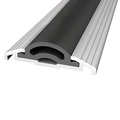 Cyclone Seal - 1000mm Length - TES Threshold - Inward Opening Doors - Silver - view 2